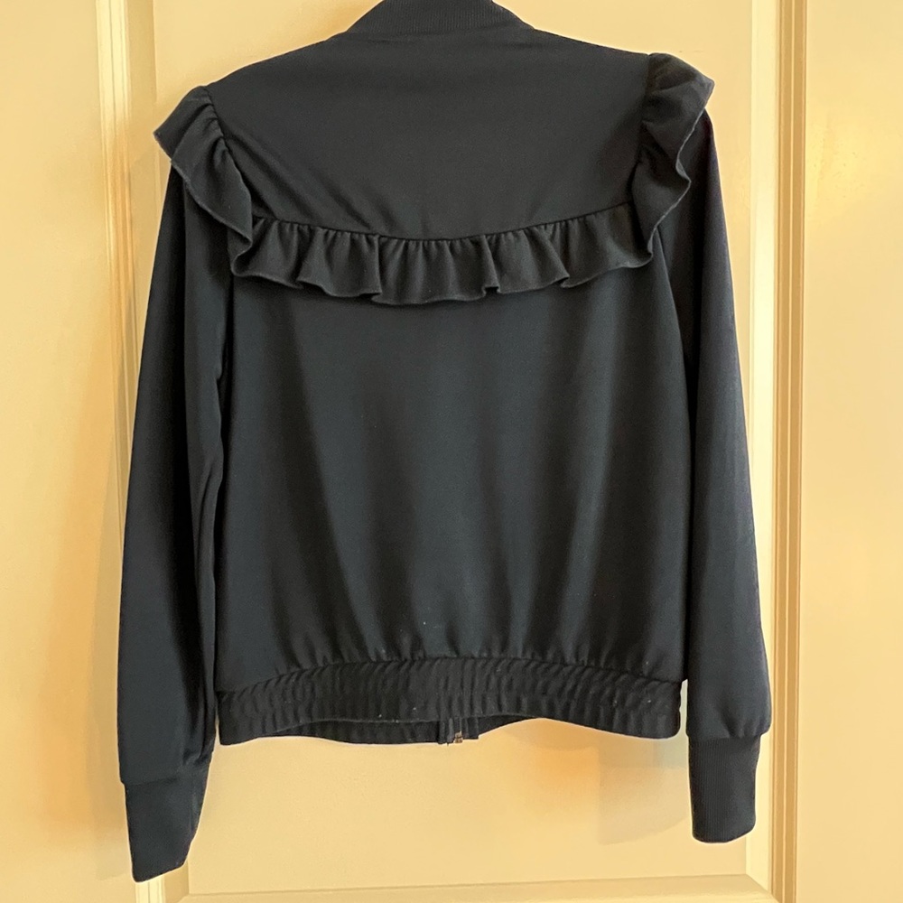 Navy sweater with zipper